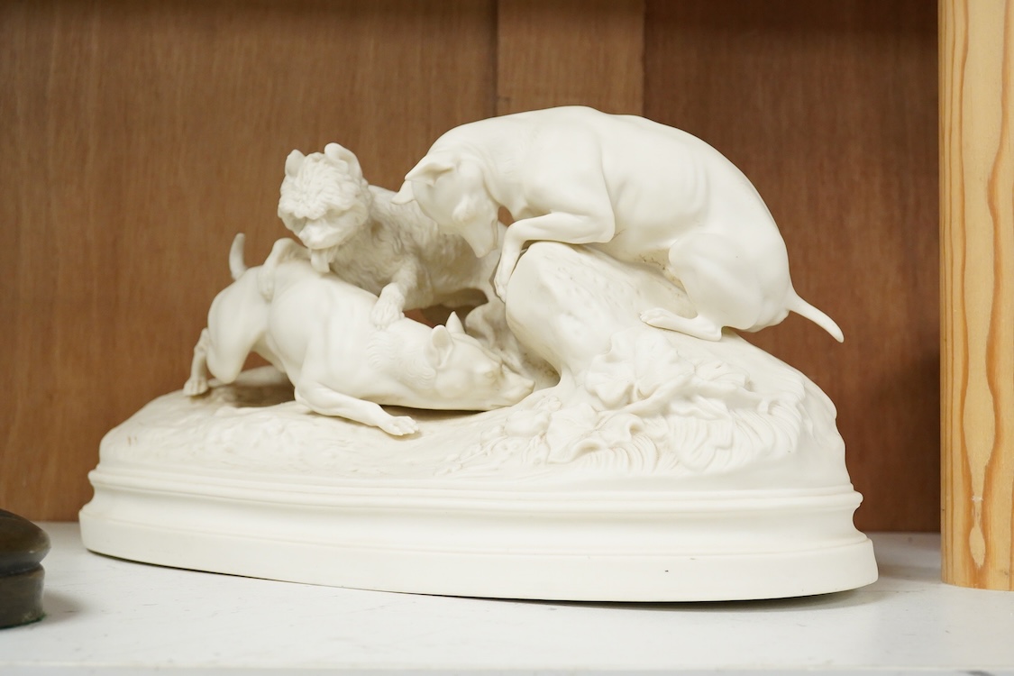 A spelter bust of General Gordon Pasha, and a bronze resin reclining female after Poullain, the bust 32cm